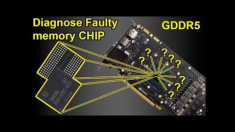 How to check bad memory on a graphics card GDDR5 GTX 1070 fix