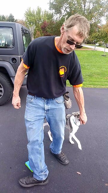 Wonderful lesson with Pepper. Introduced Heel cue.