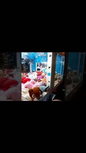 pegando urso de pelucia 1 #shorts