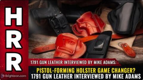 Pistol-forming holster game changer 1791 Gun Leather interviewed by Mike Adams