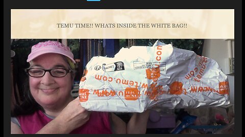 TEMU TIME!! WHATS IN THE WHITE BAG!?!