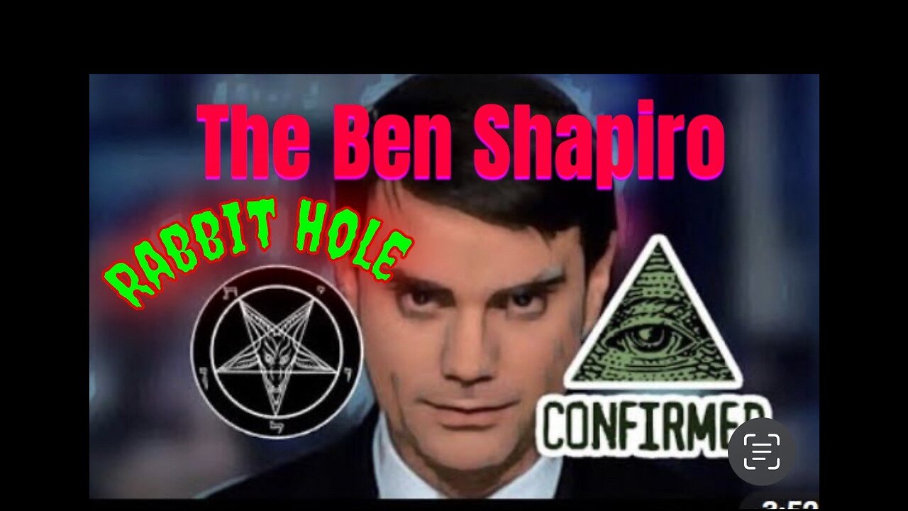 BEN SHAPIRO☠️RABBIT HOLE: ❌🐰❌ No One Else Has Gone This DEEP‼️