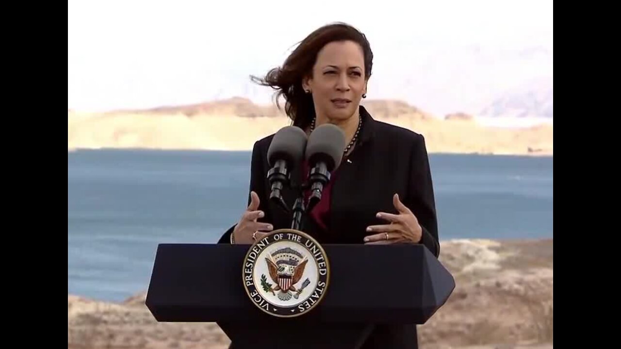 Vice President Kamala Harris tours Lake Mead