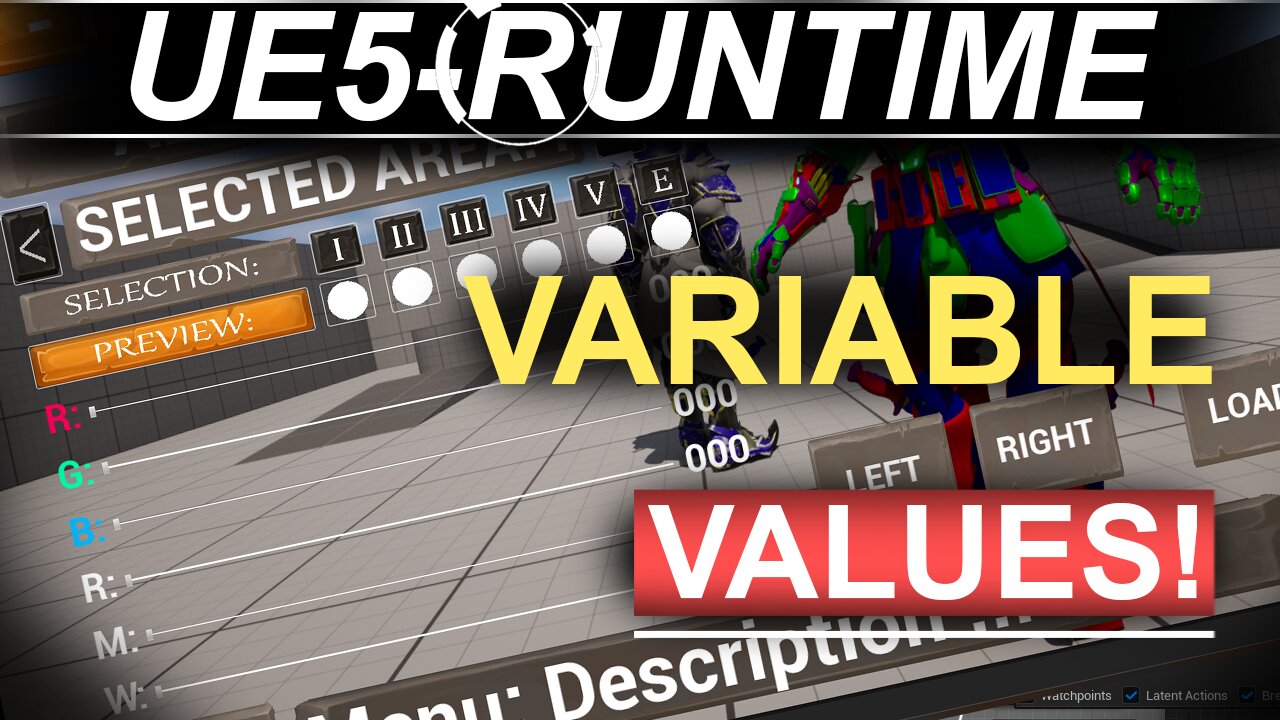 Unreal5 Blueprints: Runtime Variable Visualization (2-MINUTES!!)