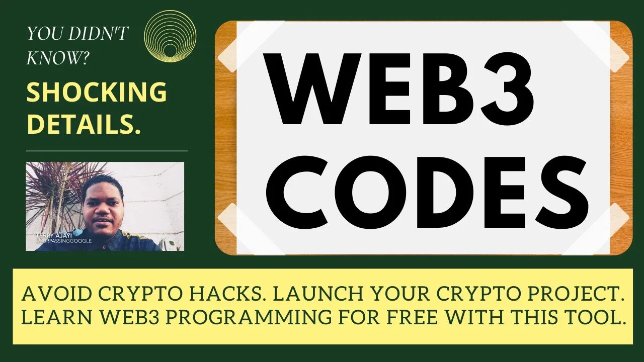 Avoid Crypto Hacks. Launch Your Crypto/NFT Project. Learn Web3 Programming For Free With This Tool.