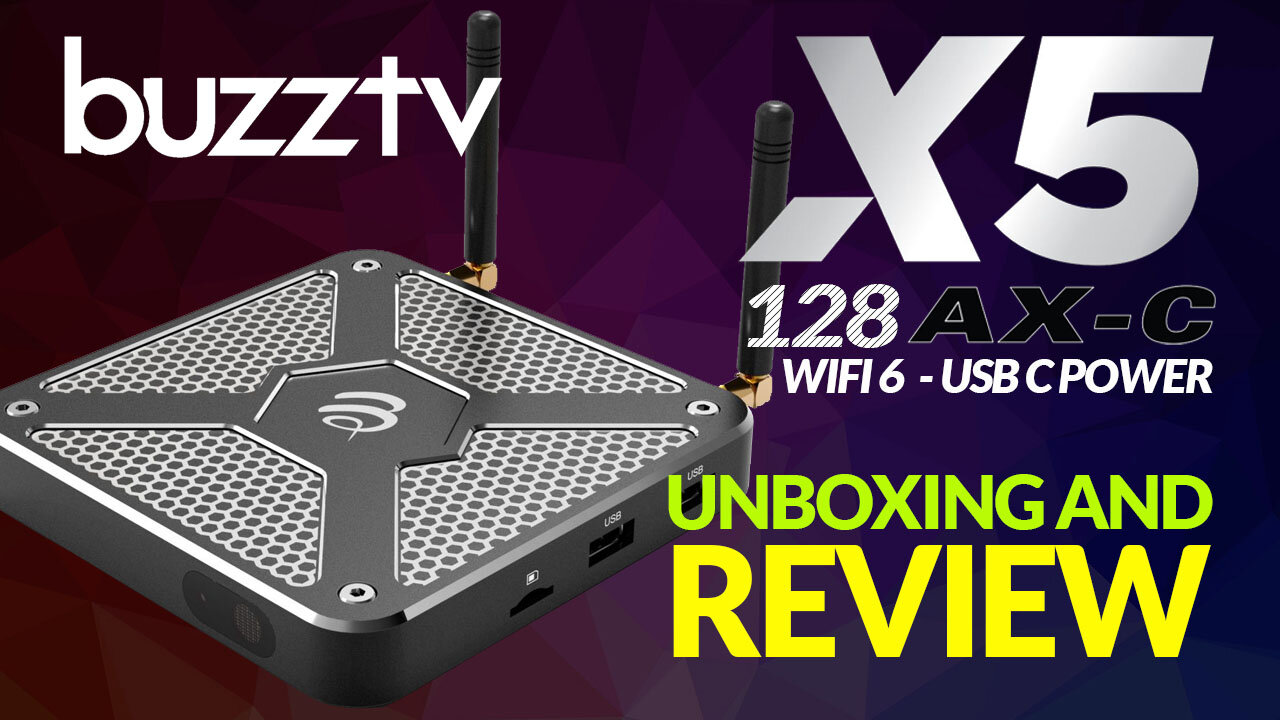 Buzztv X5 128 AX-C | Unboxing and Full Review