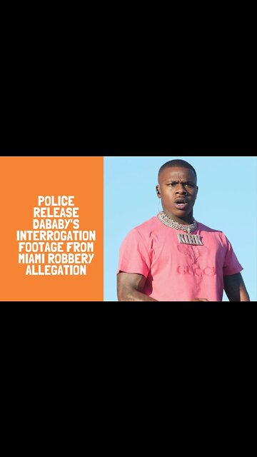 Police Release DaBaby's Interrogation Footage From Miami Robbery Allegation
