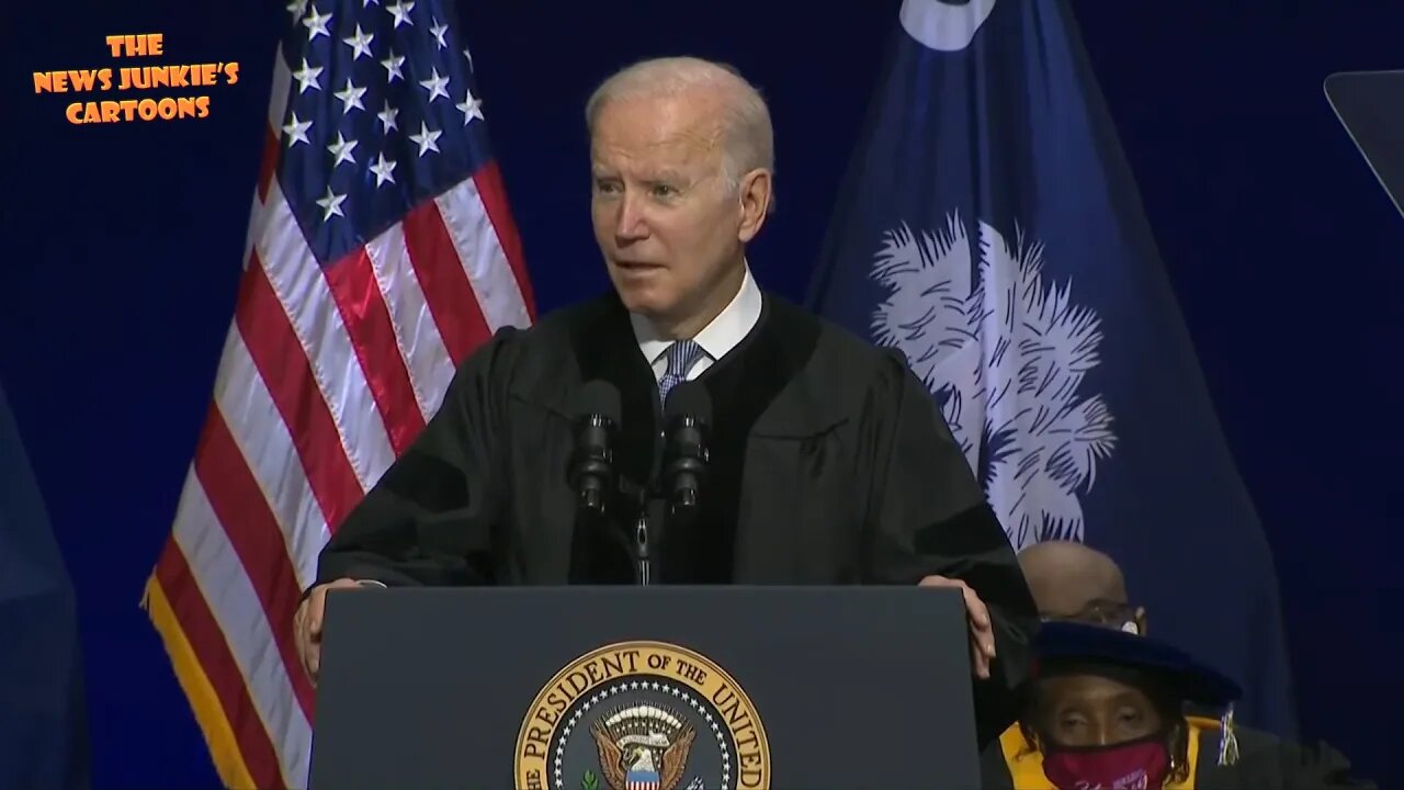 Biden: "Of course president Harris."