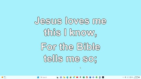 Jesus Loves Me 4 verses