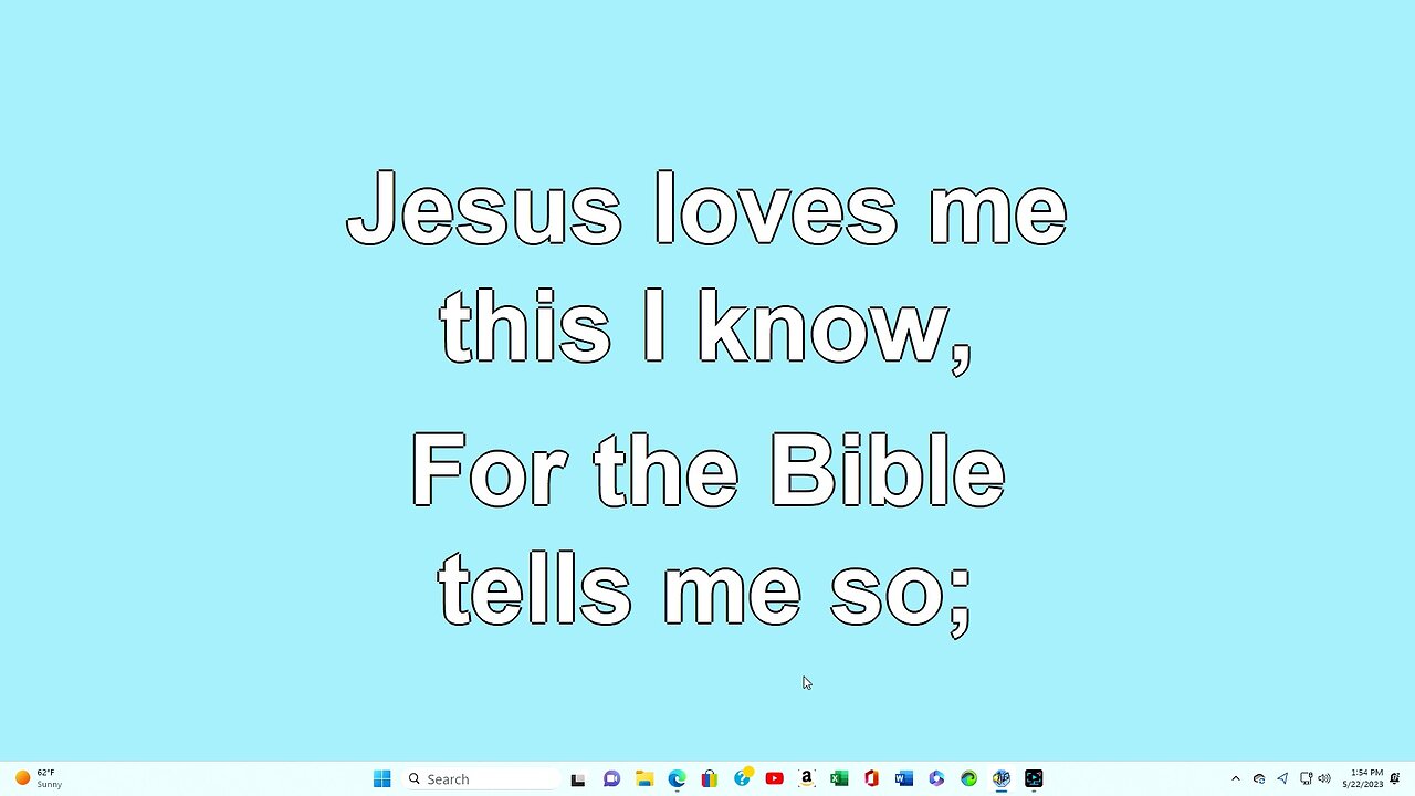 Jesus Loves Me 4 verses