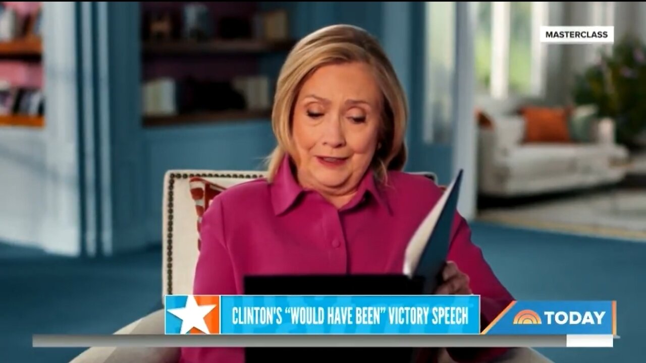 Hillary Cries As She Reads Her Would Be 2016 Victory Speech