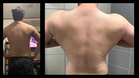 1 year Bodybuilding transformation