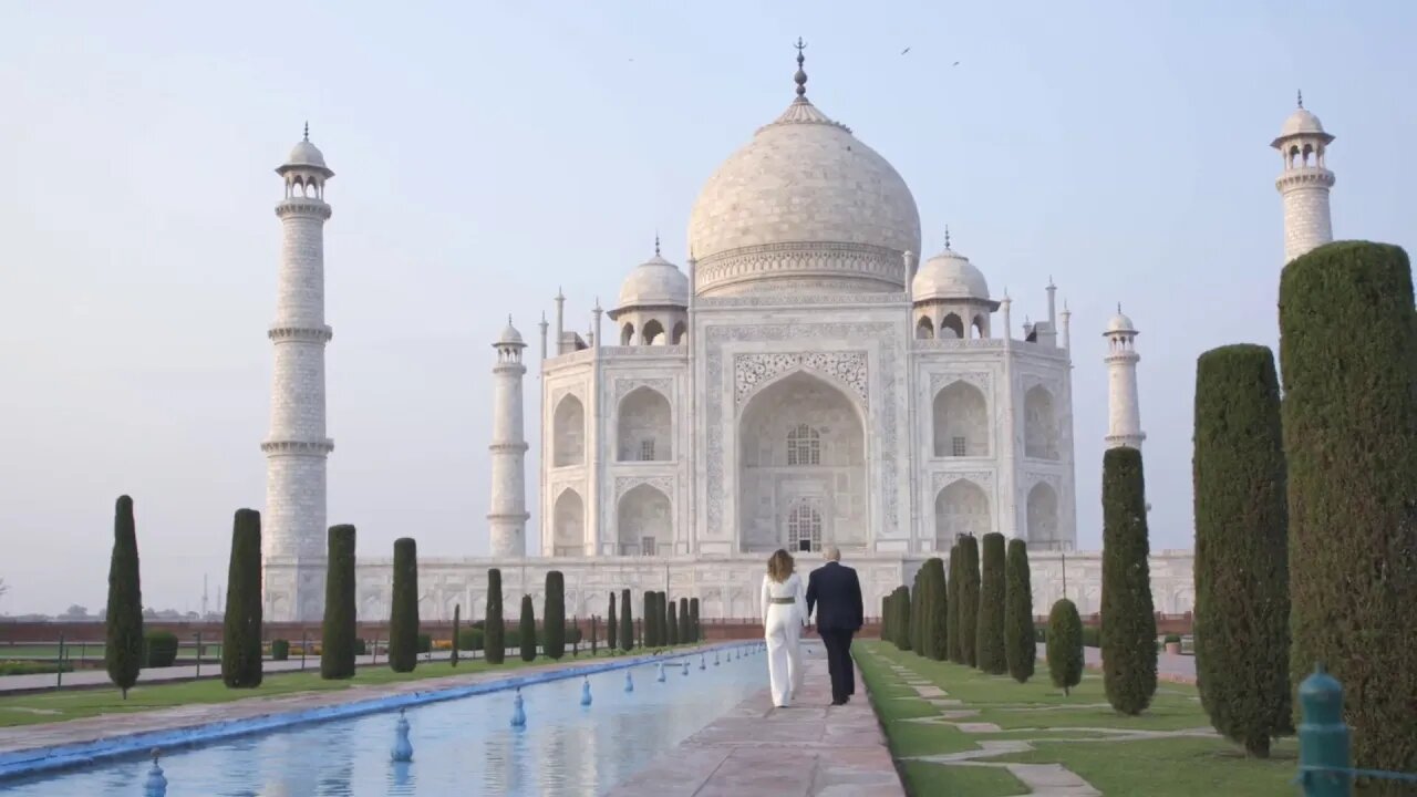 🔴 The President and First Lady Visit the Taj Mahal