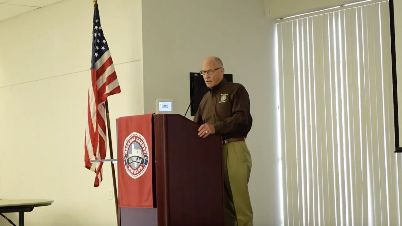 Rockwall County Men's Breakfast Guest Speaker Senator Bob Hall