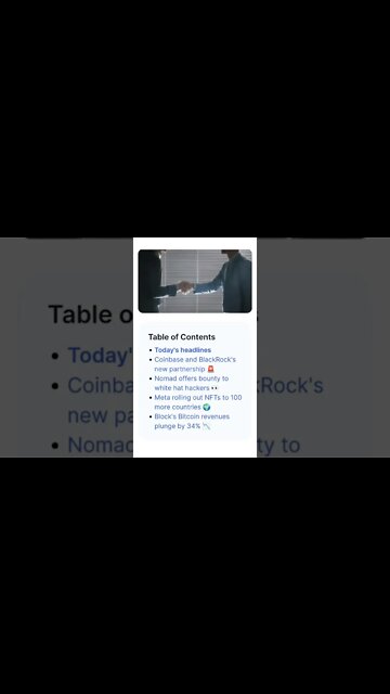 August 6, 2022 Coinbase and BlackRock's new partnership #cryptomash @BitBoyCrypto @SatoshiStacker