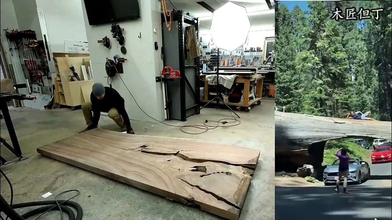 10- Buy a $2,900 piece of black walnut, work it up, and the result is eye-opening