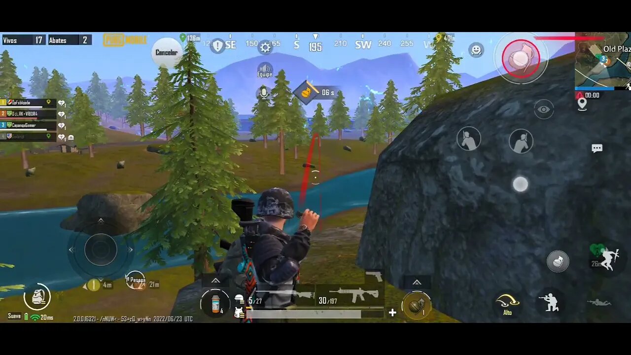 Play top! Com muita Kill é dinheiro no bolso, jogando PUBG mobile.