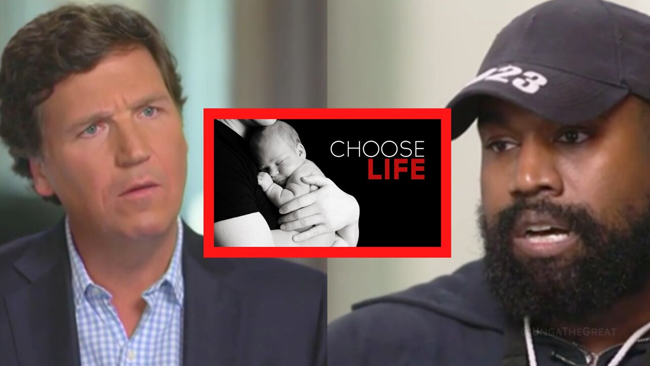 ‘I’m Pro-Life’: Kanye West Wears Lanyard of Baby’s Ultrasound in Interview with Tucker Carlson