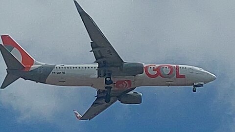 Boeing 737-800 PR-GXH coming from São Paulo to Fortaleza