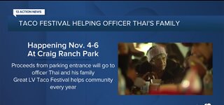 The Great Las Vegas Taco Festival donating proceeds to family of fallen officer