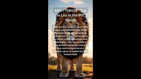 SAGITTARIUS♐️ SUN IN LEO INFLUENCE (important notes) #astrology #tarotary #sagittarius