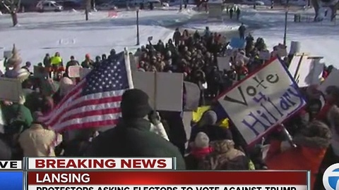 Protest over electoral votes