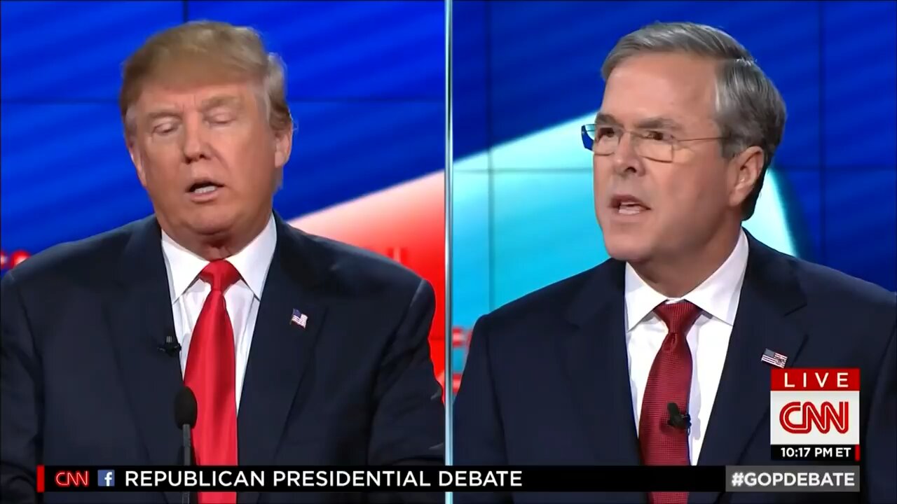 Donald Trump: 'Oh, you're a tough guy Jeb'
