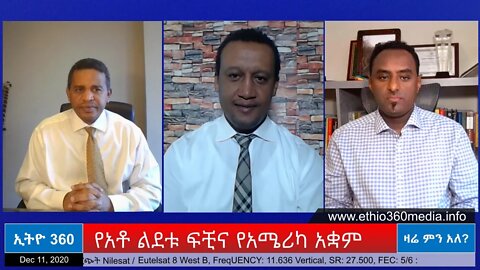 Ethio 360 Zare Men Ale "የአቶ ልደቱ ፍቺና የአሜሪካ አቋም" Friday Dec 11, 2020