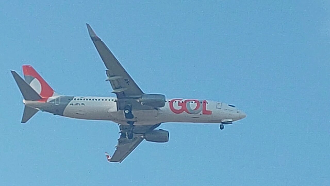 Boeing 737-800 PR-GZU vindo de Salvador para Fortaleza