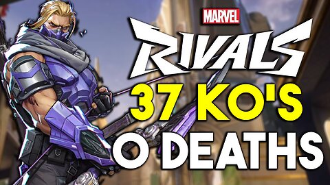 37 Knockouts 0 Deaths Hawkeye Gameplay In Marvel Rivals