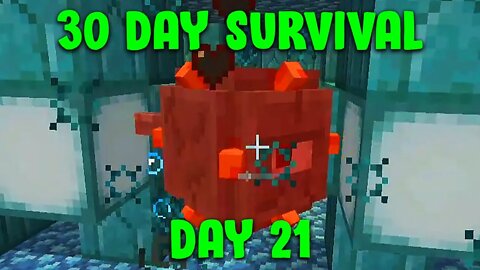 I Found Out Guardians Don't Stop Spawning In Their Temple | Minecraft - 30 Day Survival Day #21