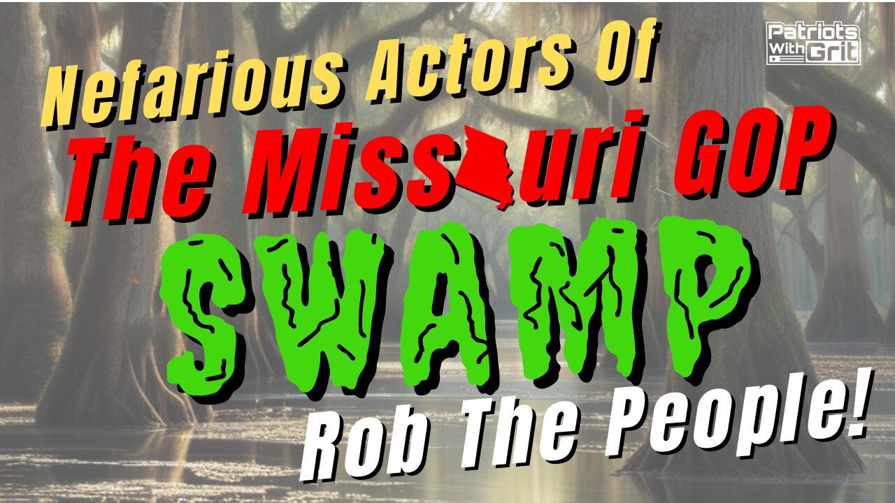 Nefarious Actors Of The Missouri GOP SWAMP Rob The People | Coby Cullins & Mike Bigg