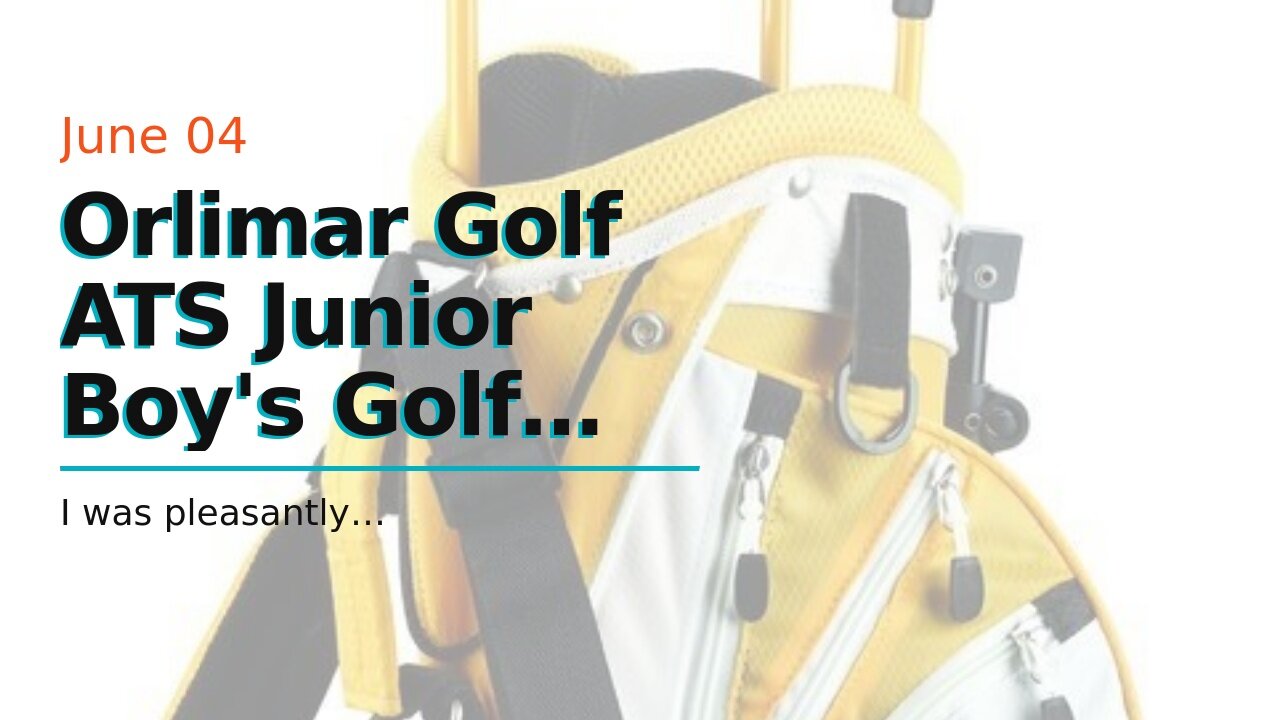 Orlimar Golf ATS Junior Boy's Golf Club Sets with Stand Bag for Kids Ages 12 and Under, Right...