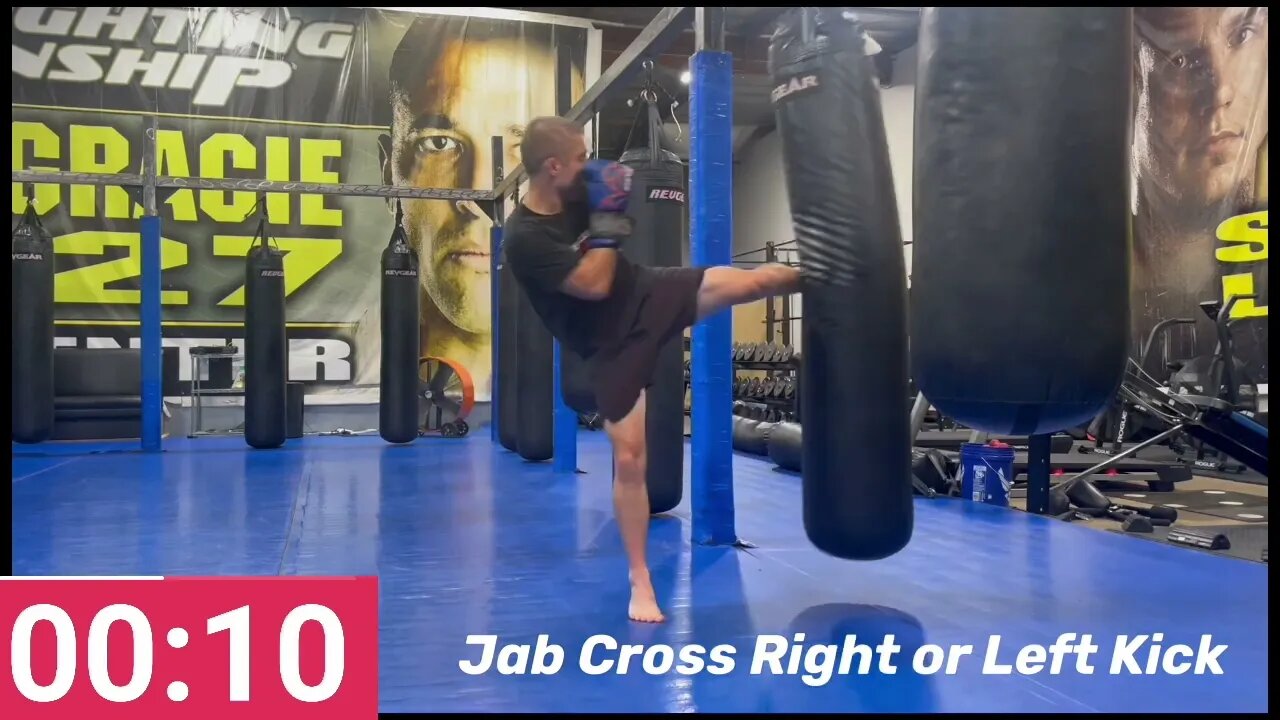 10 Round Kickboxing Full Body Workout