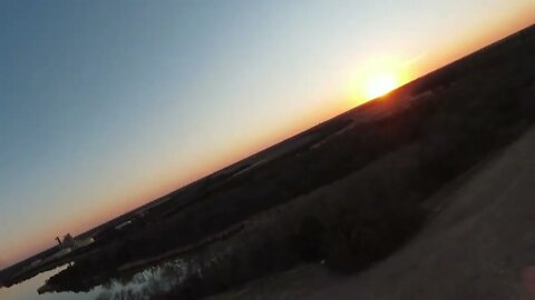 DJI FPV : Windsurfer Park at Sunset (173)