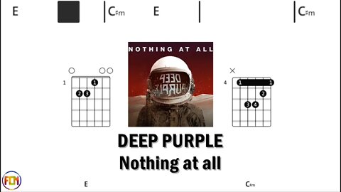 DEEP PURPLE Nothing at all - (Chords & Lyrics like a Karaoke) HD