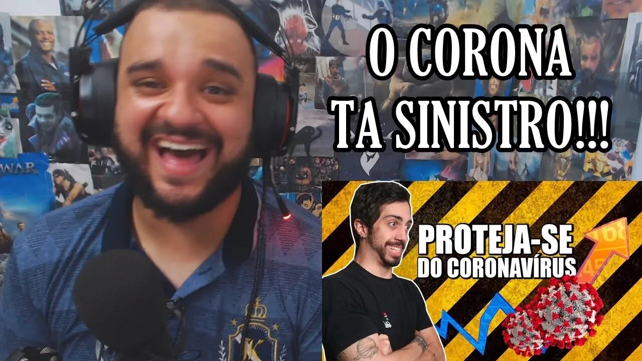 (REACT) COMO SE PROTEGER DO CORONAVÍRUS ( Lucas Inutilismo )