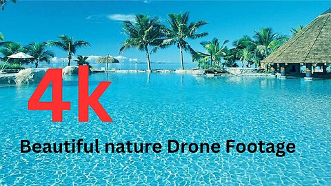4k beautiful nature drone footage