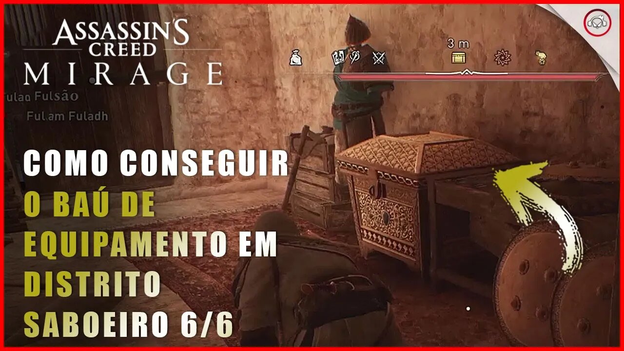 AC Mirage, Como conseguir o baú de equipamento em Harbiyah, Distrito Saboeiro #6/6 | Super-Dica