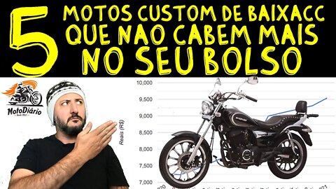 5 motos custom de baixa cc que não cabem no seu bolso