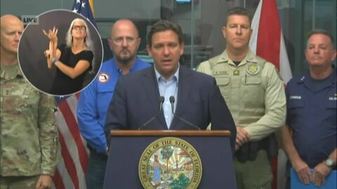 Governor DeSantis Hurricane Ian press conference, September 28 1 p.m.