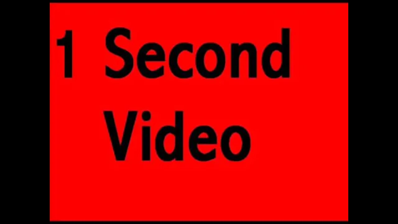 1 second