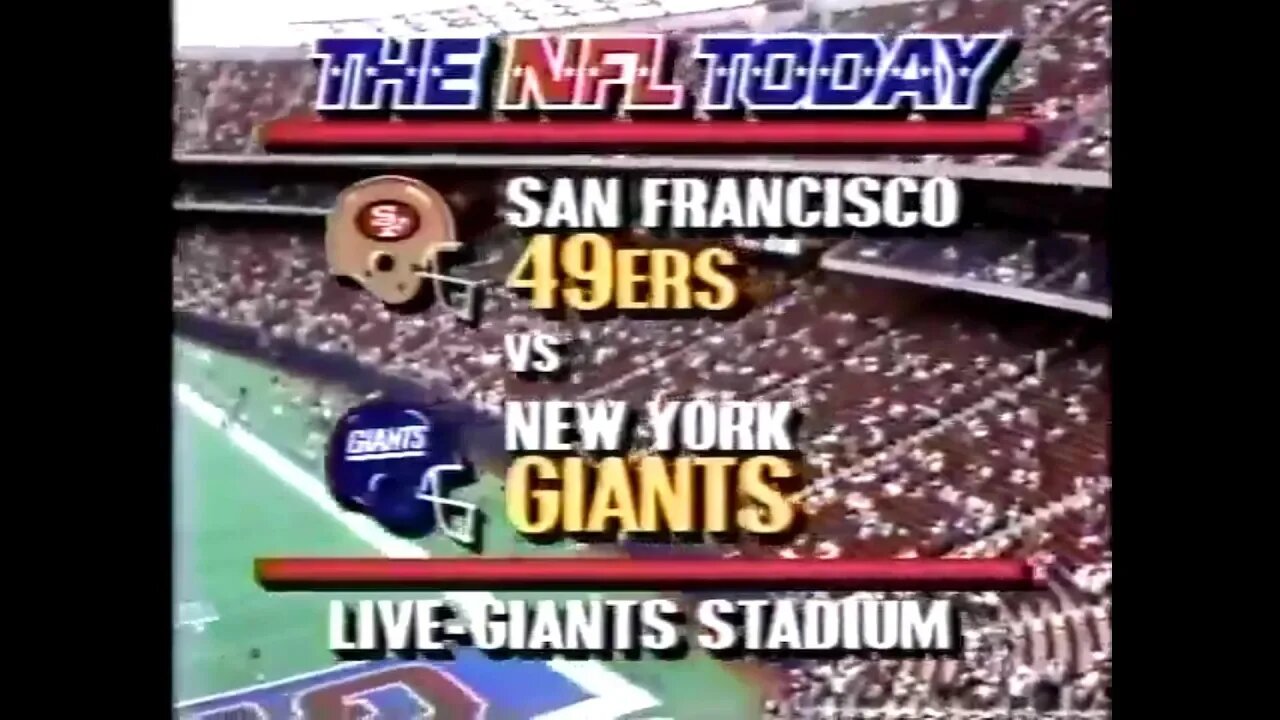 1988-09-11 San Francisco 49ers vs New York Giants