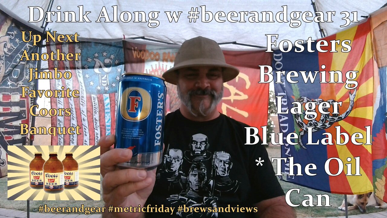 Fosters Brewing Blue Label Lager aka The Oil Can 4.25/5