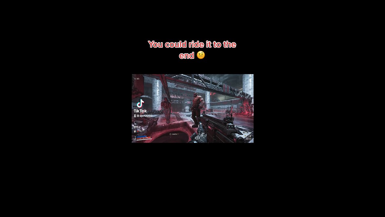 You could ride it to the end 🤨