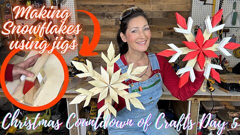 Making Wooden Snowflakes from Scraps, Great Item to SELL!