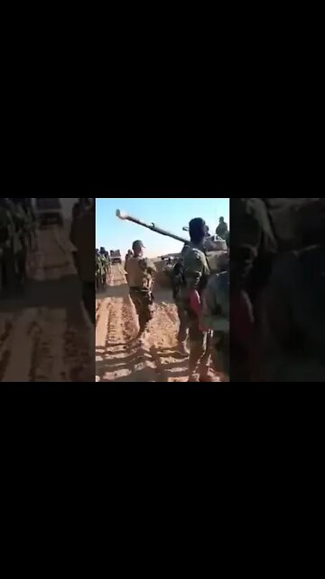 #Syria Footage from the sweeping operation of the Syrian desert from #ISIS.