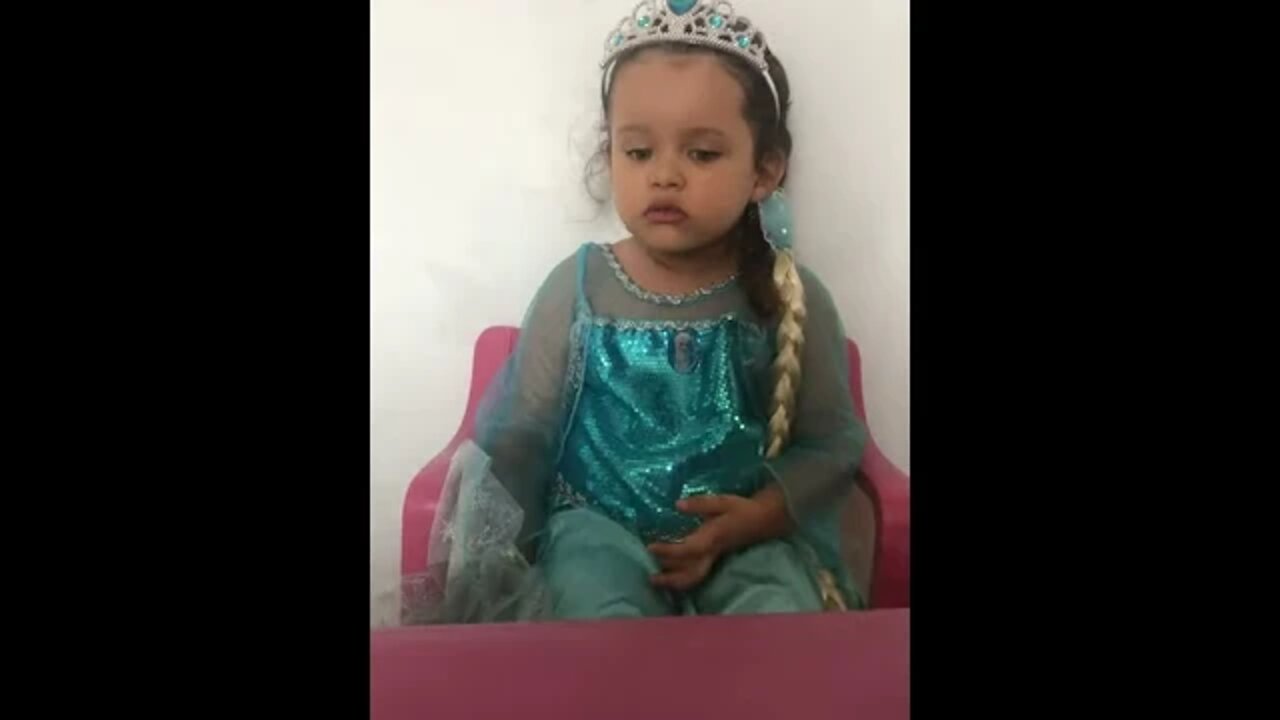 Frozen elsa Cosplay Baby - #shorts #linda #bebe