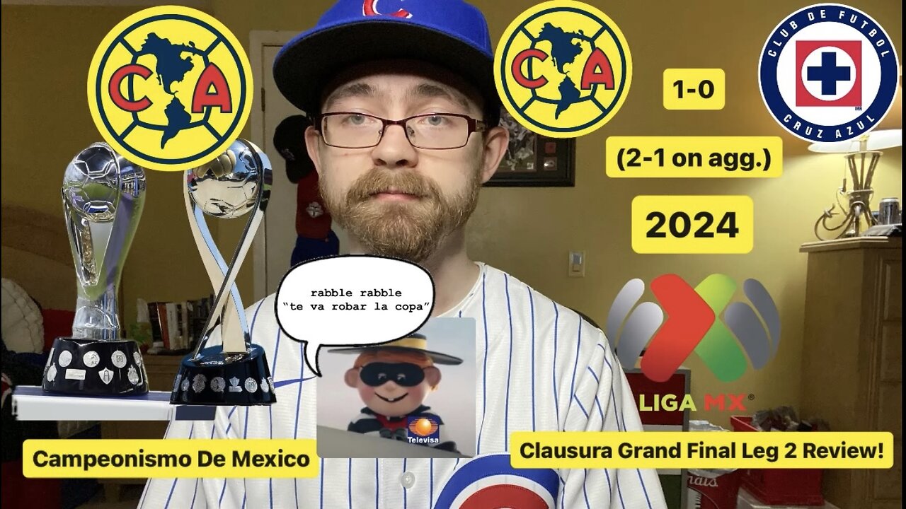 RSR6: Club América 1-0 CF Cruz Azul 2024 Liga MX Clausura Final Leg 2 Review!