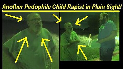 Pedophile Child Rapist Caught In Front Of His Wife At Work! (Ennis, Texas)